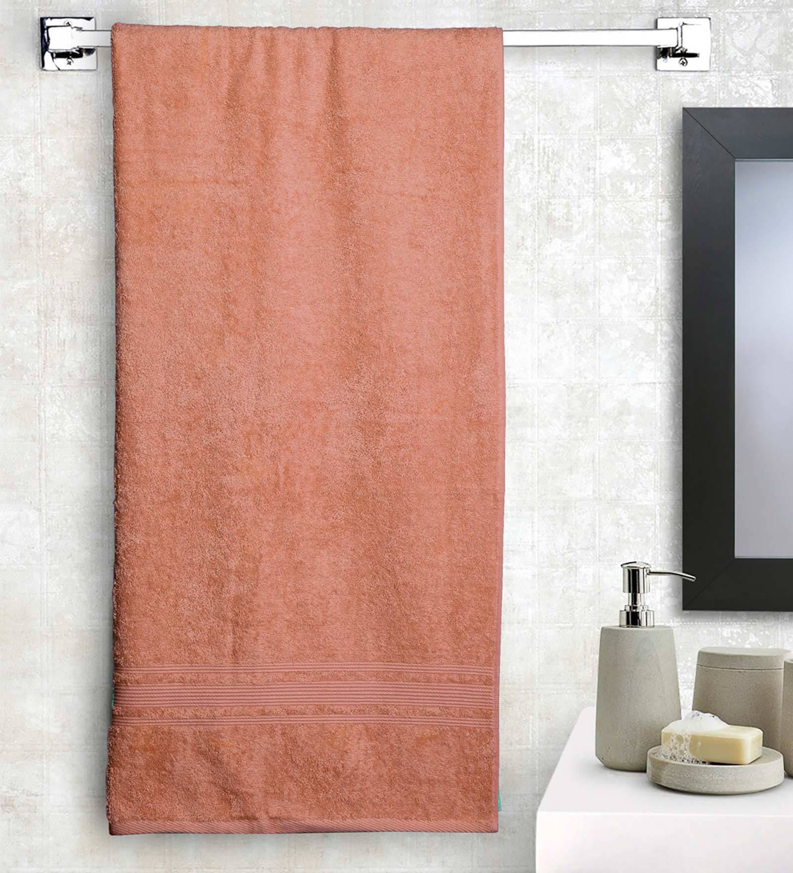 Brown Cotton 450 GSM Bath Towel