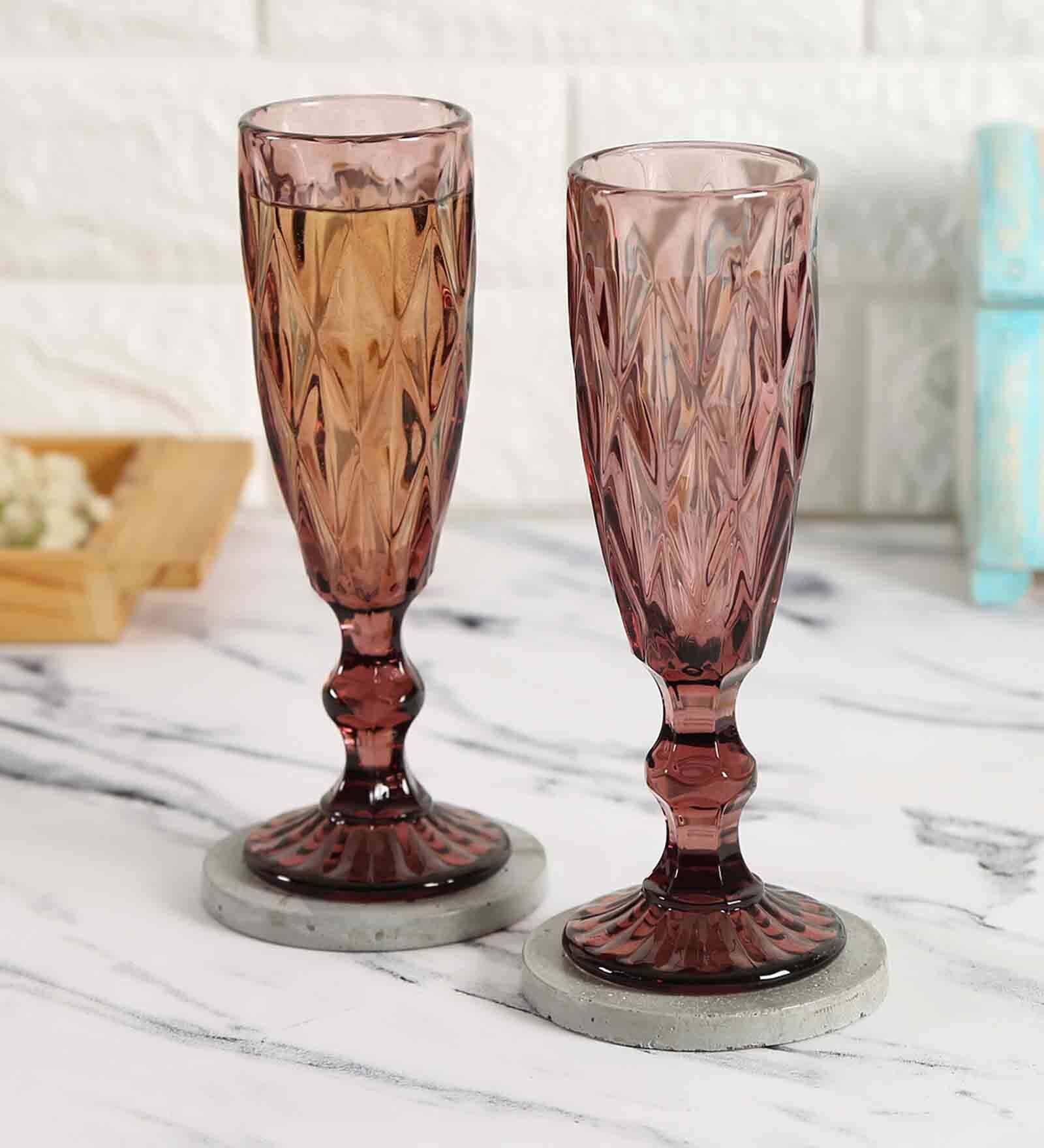 Brown 150ml (Set of 2) Champagne Glass