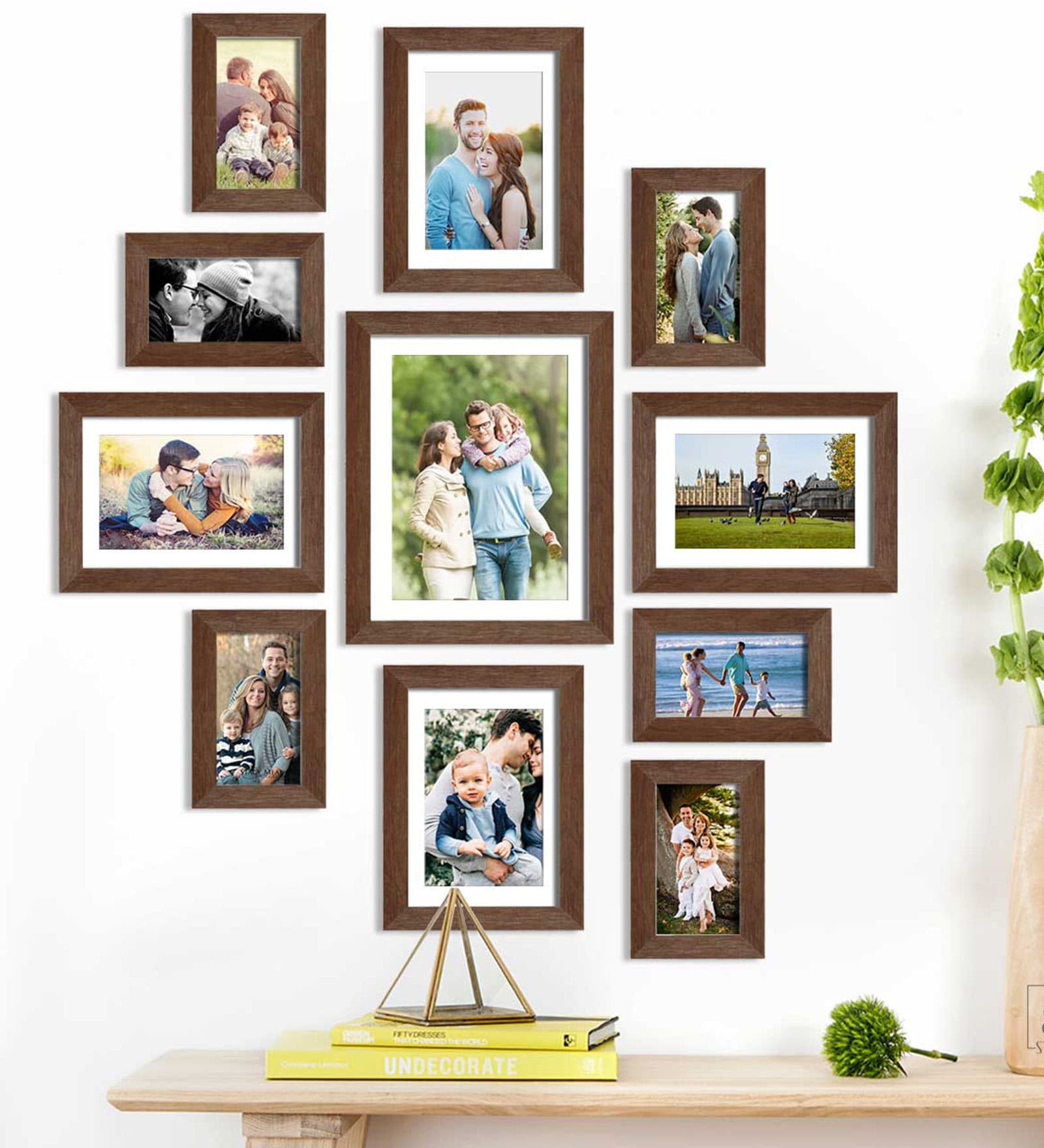 buy-individual-set-of-11-brown-polyresin-collage-photo-frames-at-29