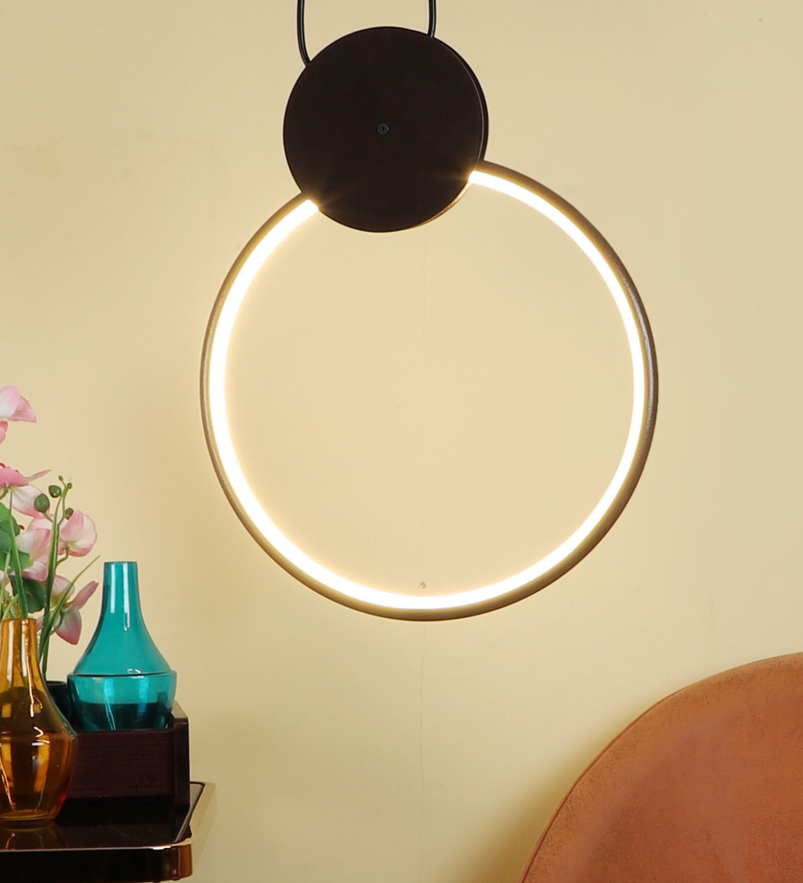 Joshaphus Brown Iron Hanging Light