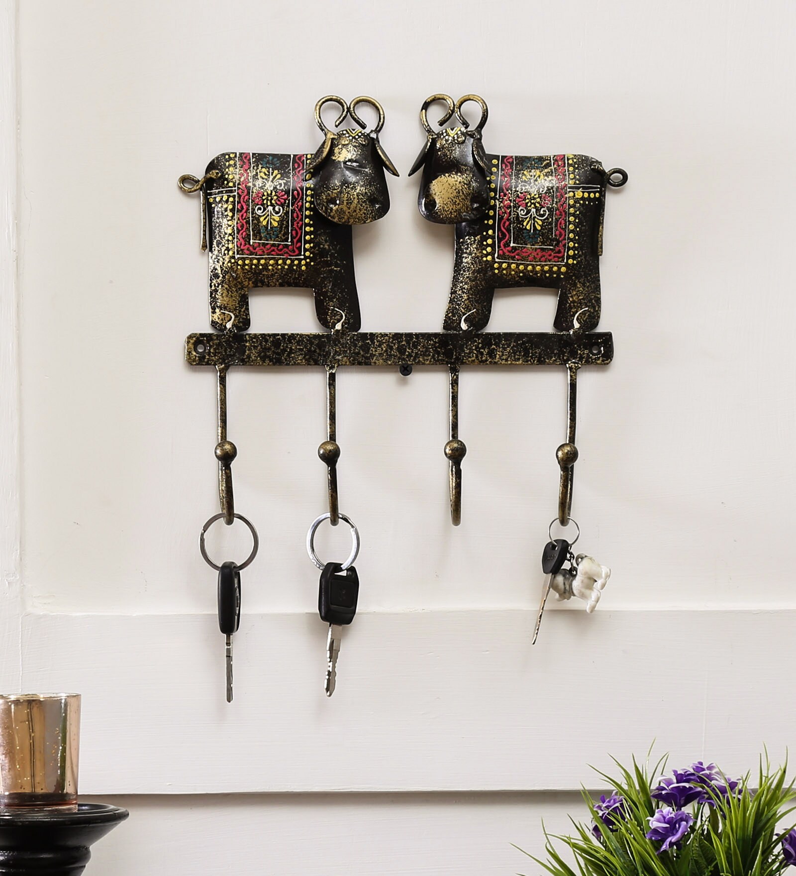 Buy Brown Iron The Cow Key Holder by Accurate at 31% OFF by Accurate ...