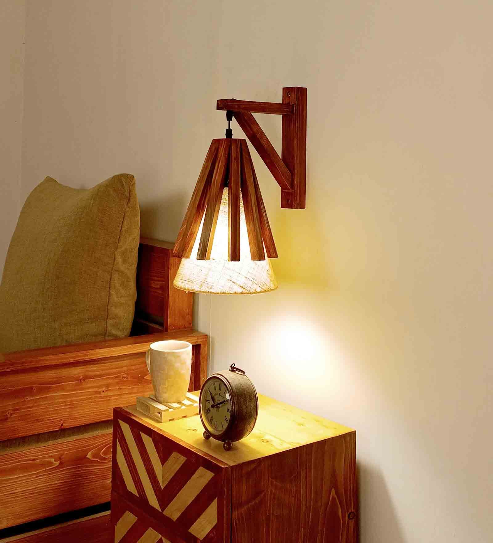 Killi Wooden Novelty Wall Light (Natural Wood)