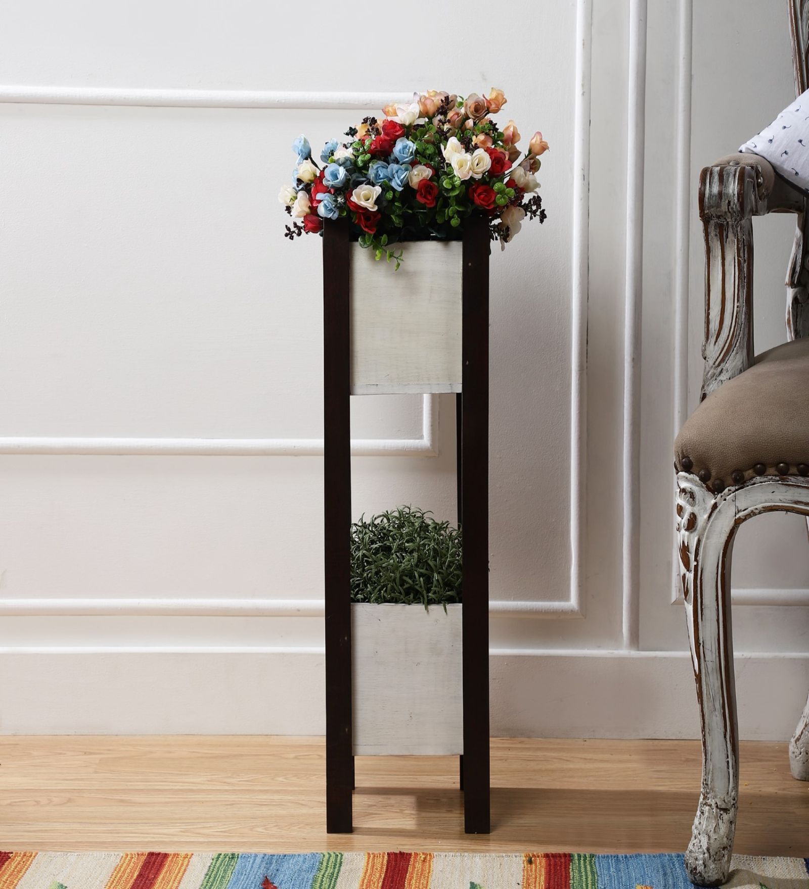 Brown MDF Floor Planter