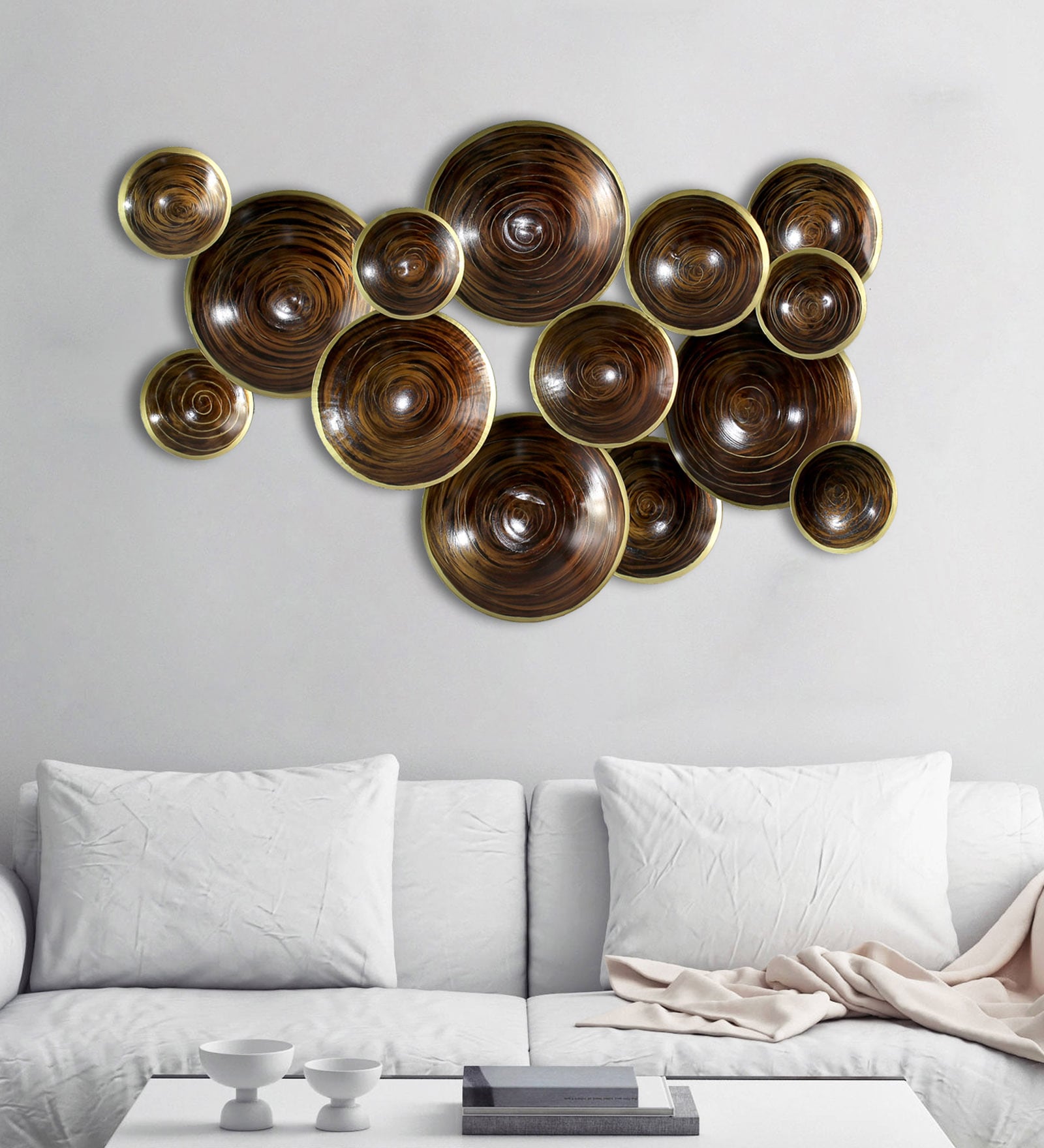 Buy Wrought Iron Decorative In Brown Wall Art By Craftter Online Abstract Metal Art Metal