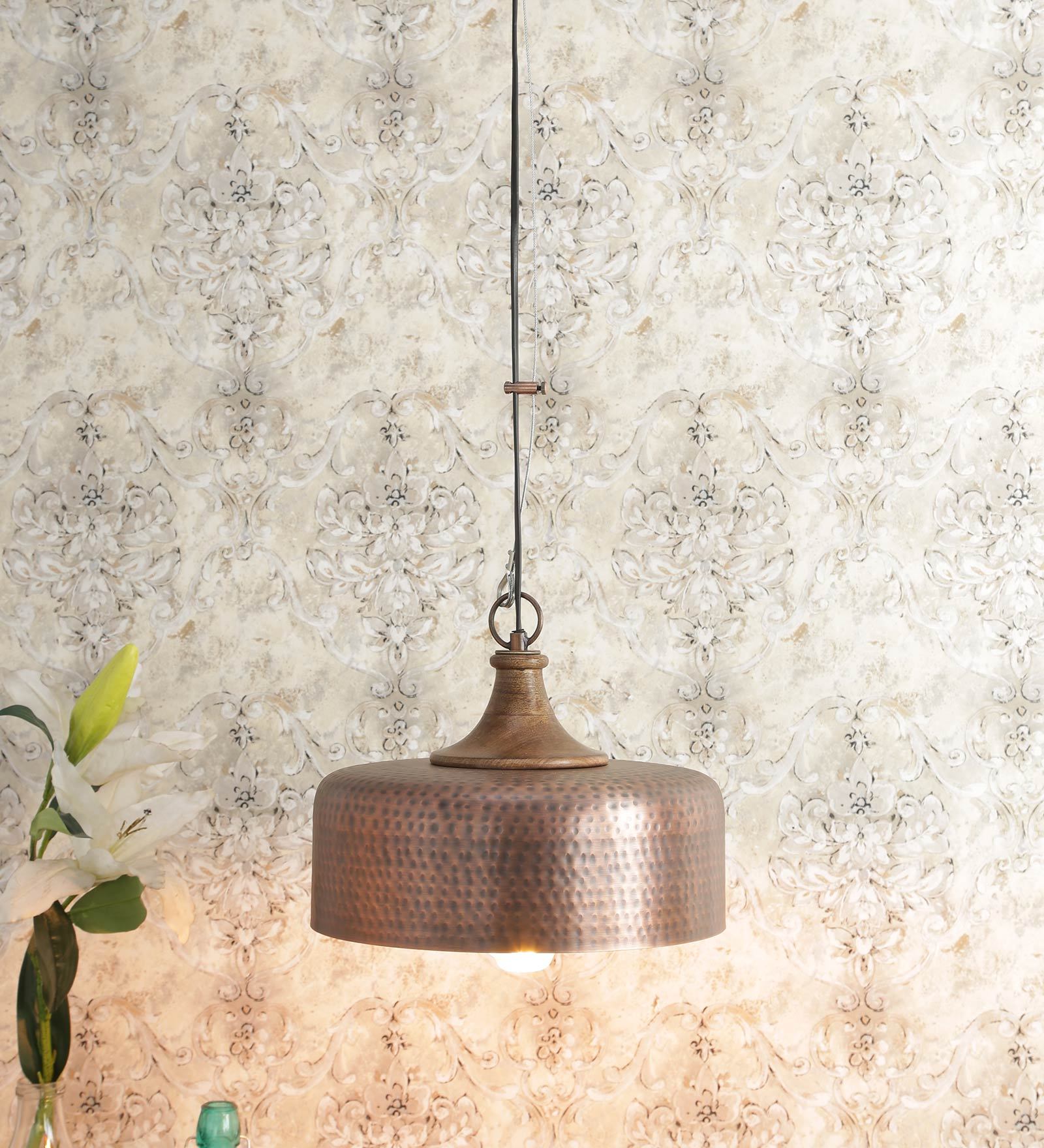 Brass Brass Metal Single Hanging Lights