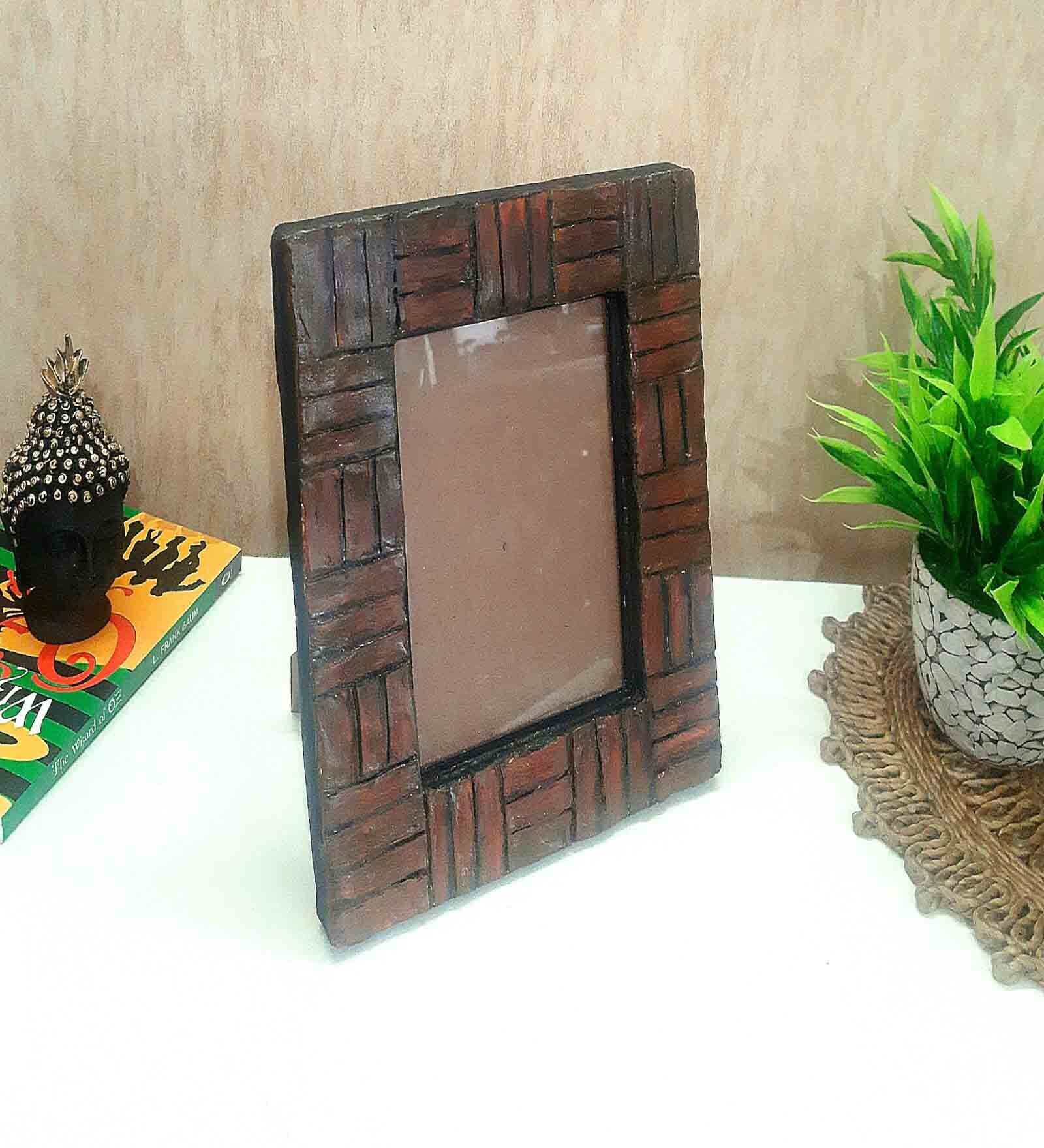 Buy Brown Paper Table Photoframe at 13% OFF by Disoo Fashions | Pepperfry