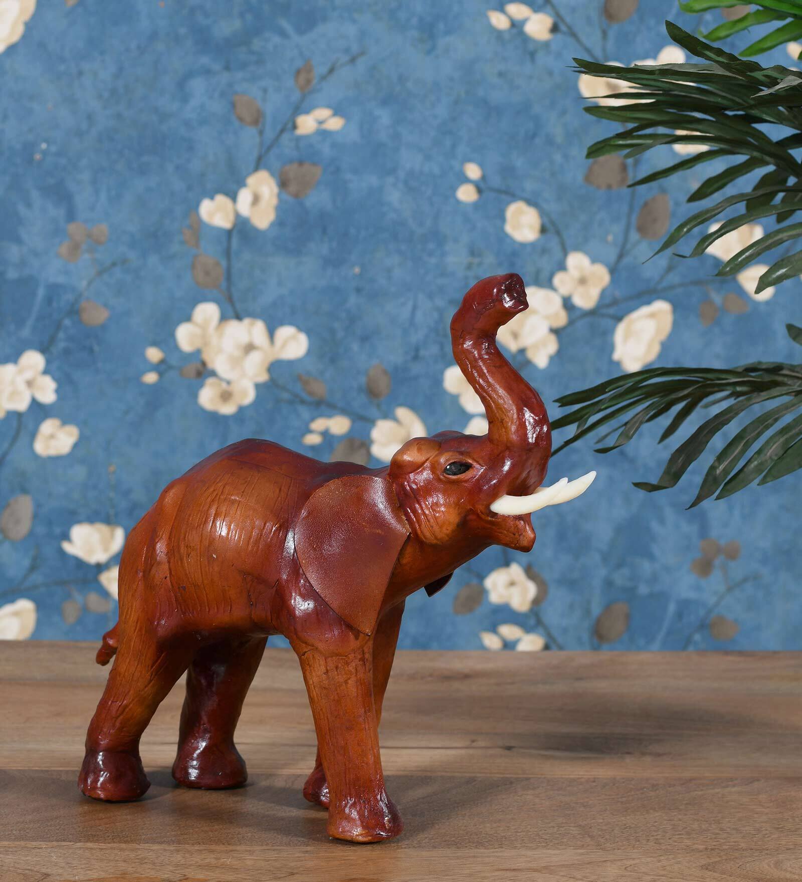 Brown Regzine Elephant Figurine