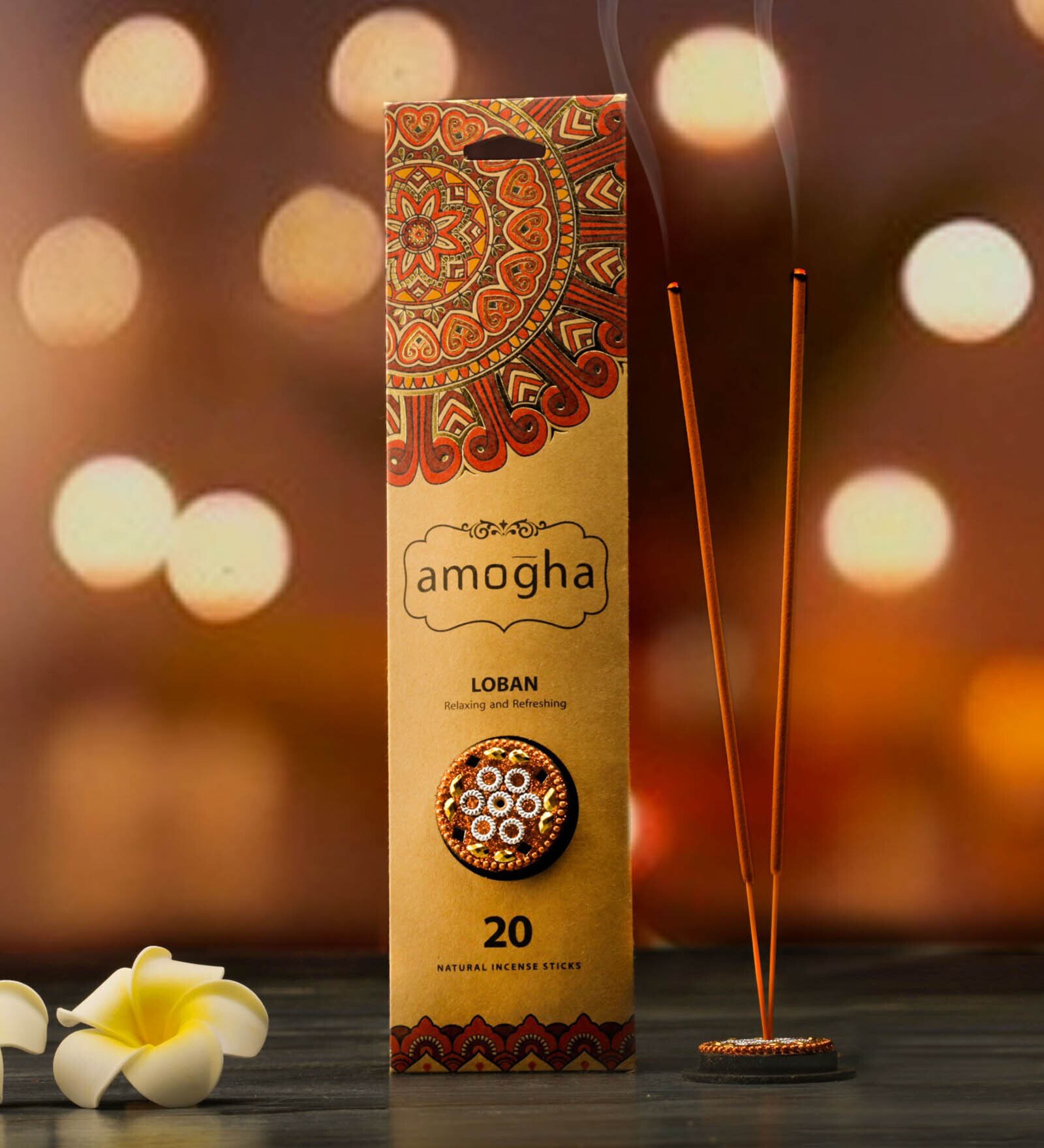 Brown Rose Wood Fragrance (Pack of 3) Incense Sticks