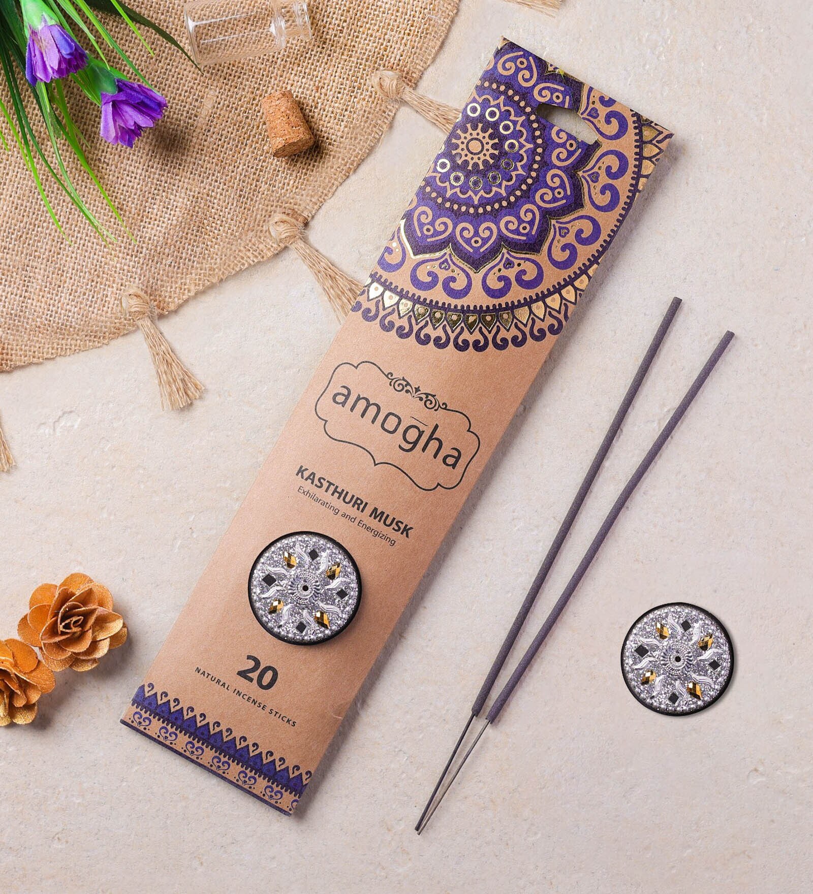 Brown Rose Wood Fragrance (Pack of 3) Incense Sticks