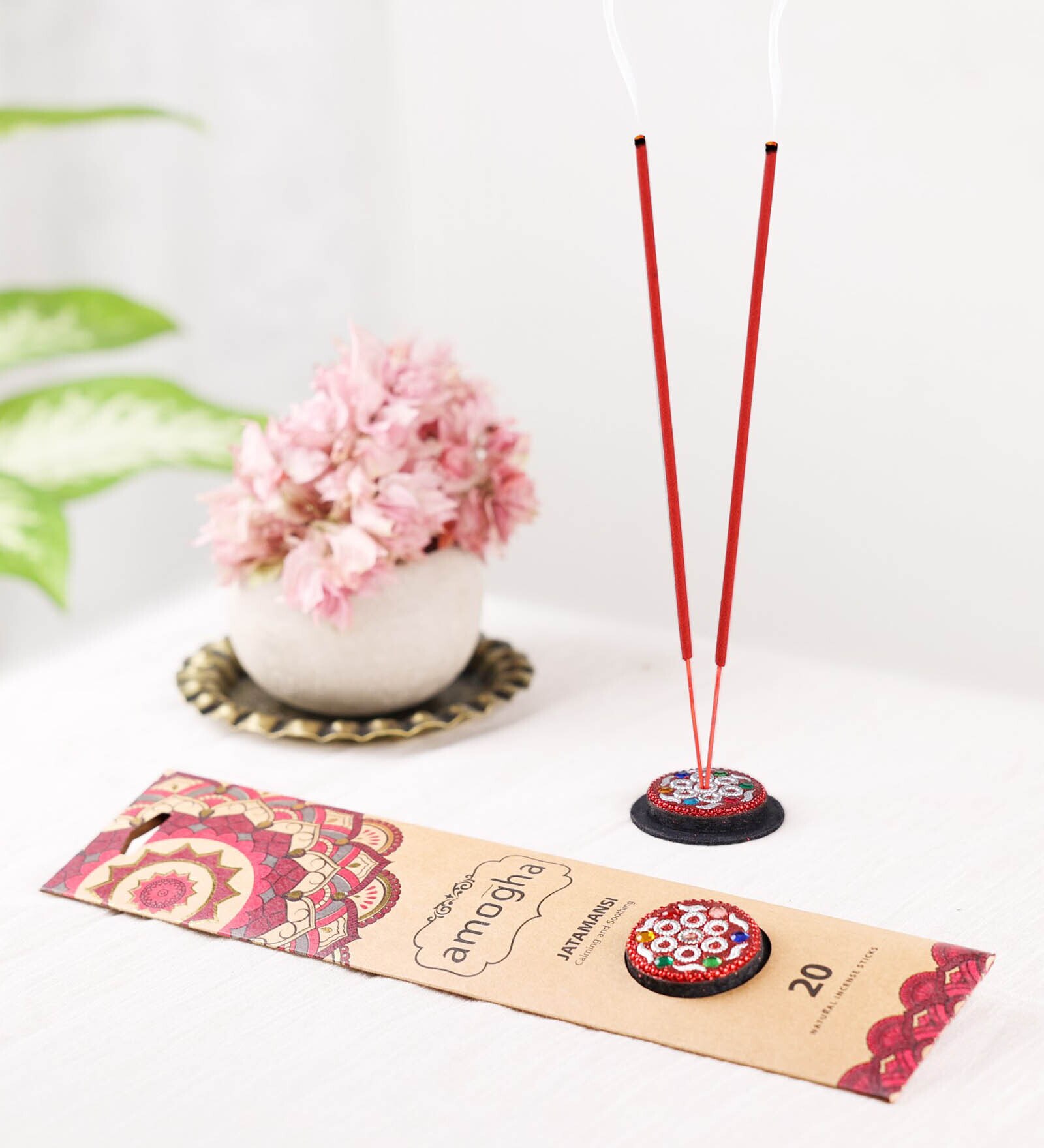Red Rose Wood Fragrance (Pack of 3) Incense Sticks