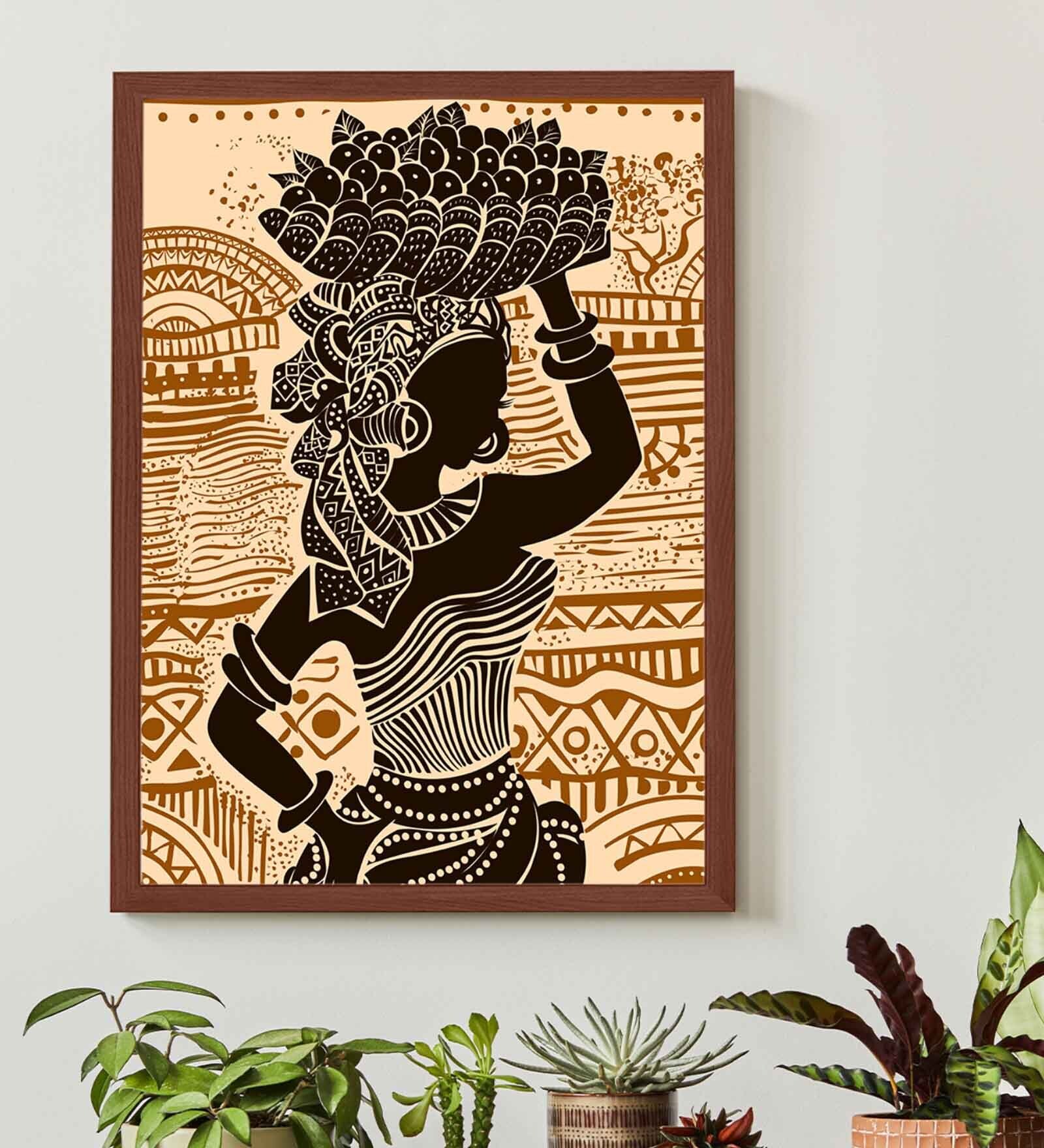 Multicolour Synthetic Wood Art Print