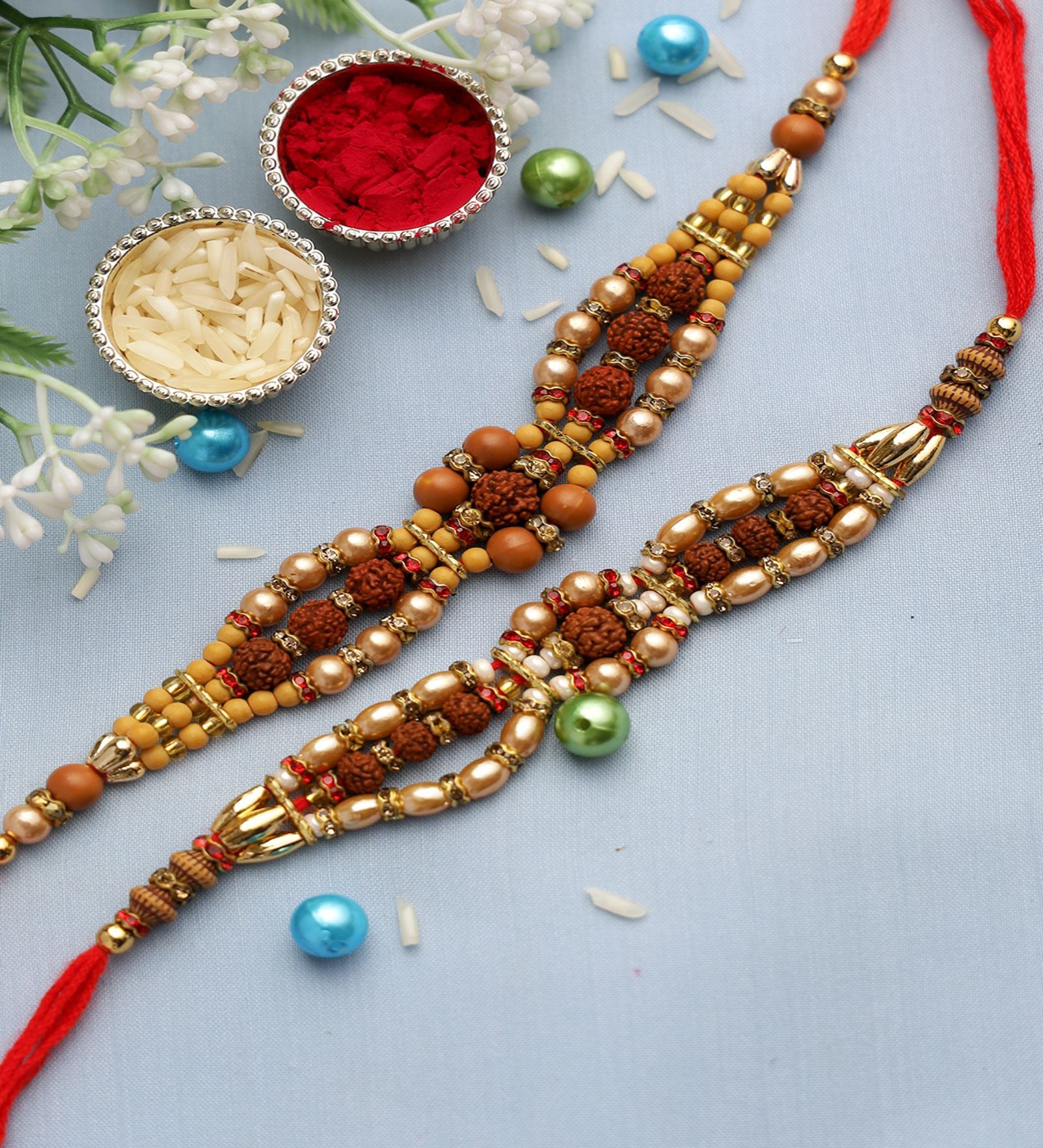 Raaki R 2 Buy Brown Thread & Plastic (Set of 2) Rakhi Set at 40% OFF by Aapno ...