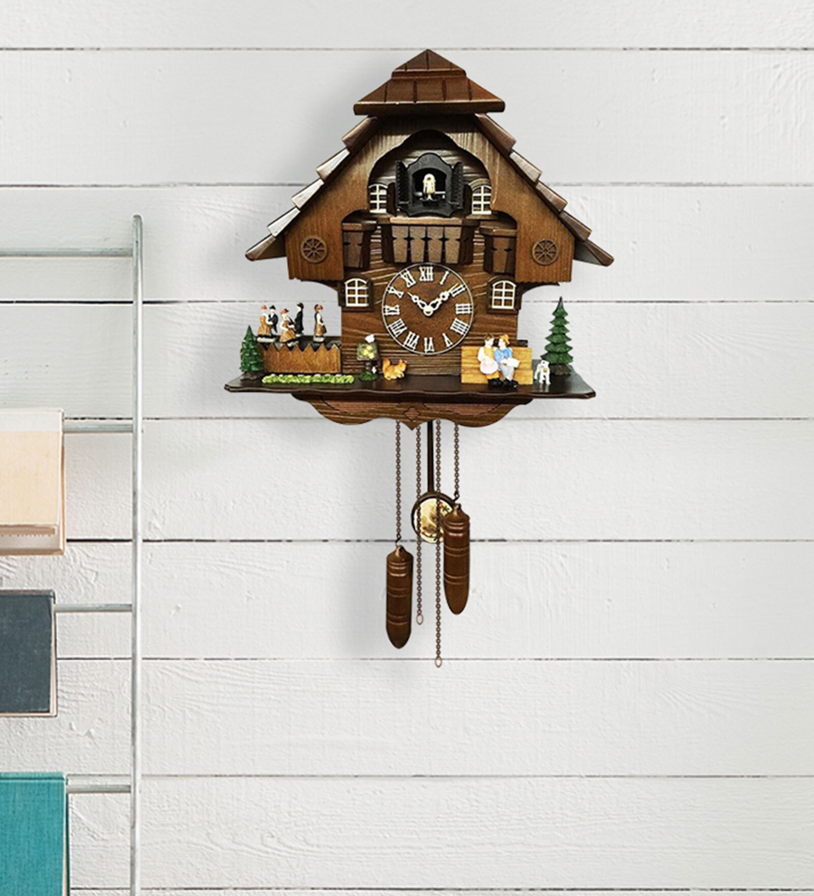 Buy Brown Wooden Majestic Battery Operated with Dancers and Musician