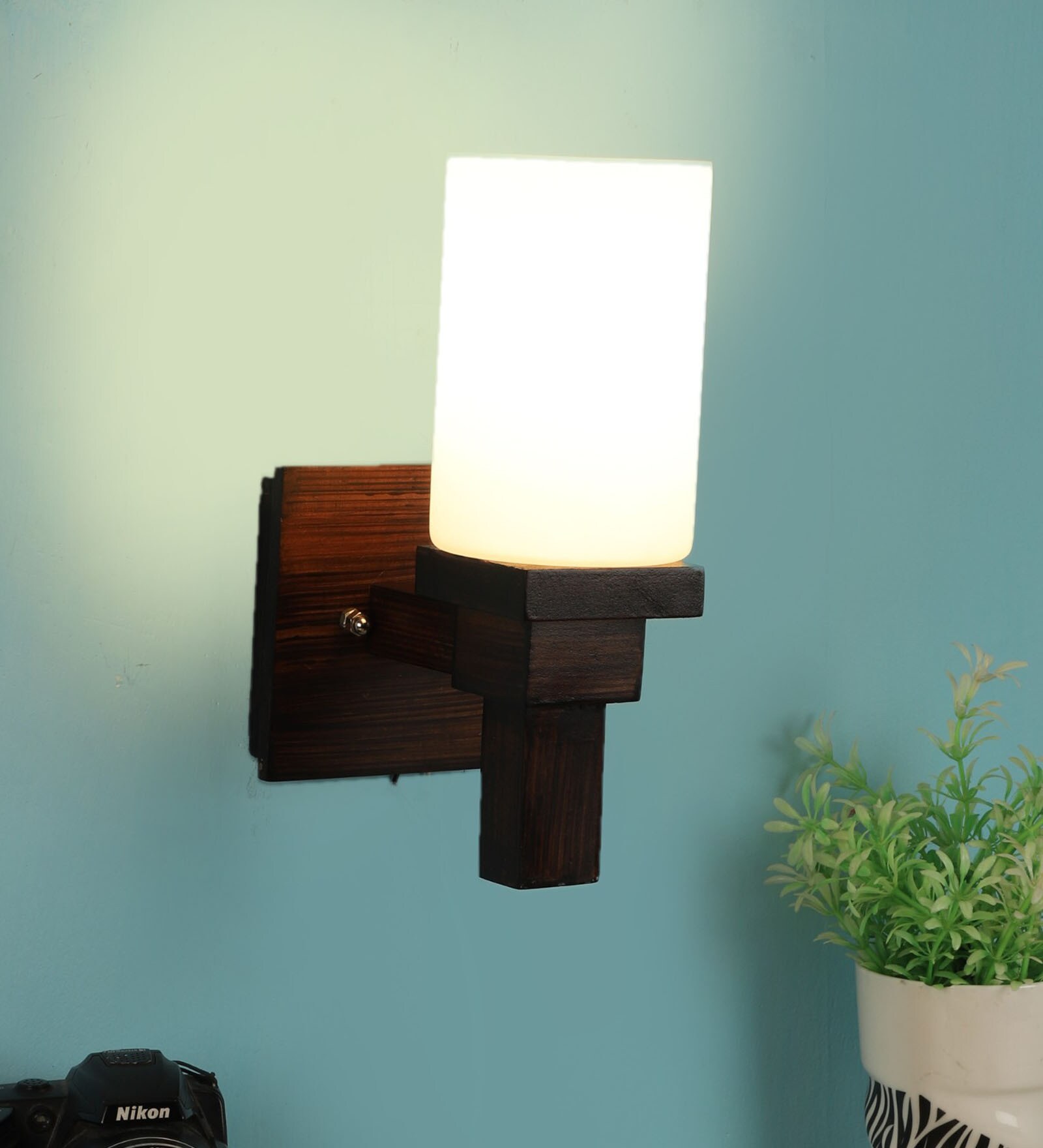 Buy Brown Wood Wall Lights By Eliante By Jainsons Lights at 42 OFF by