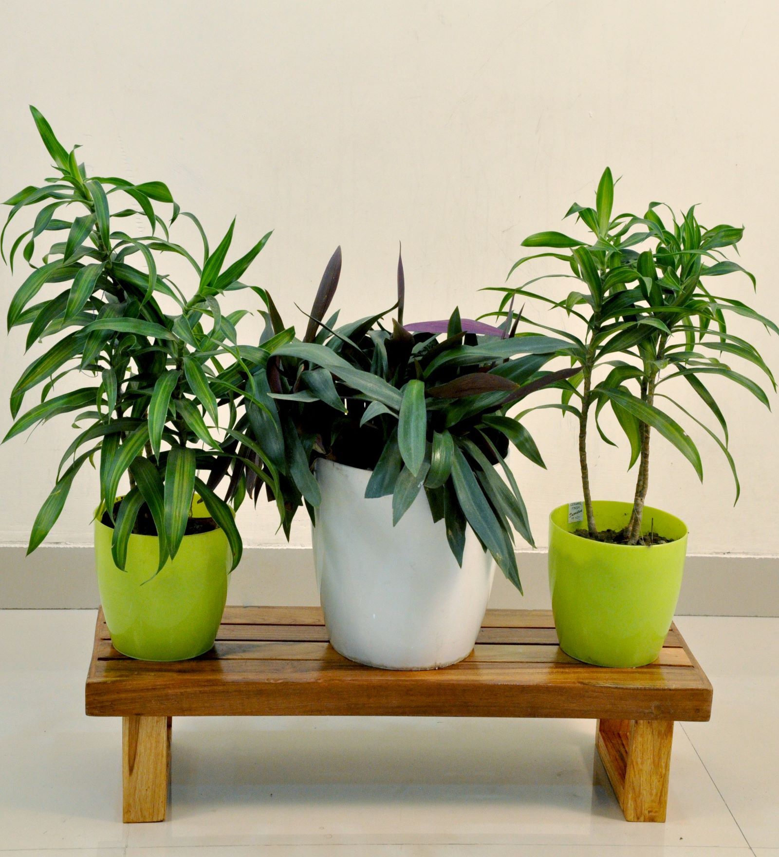 Brown Wooden Wooden Planter Stand