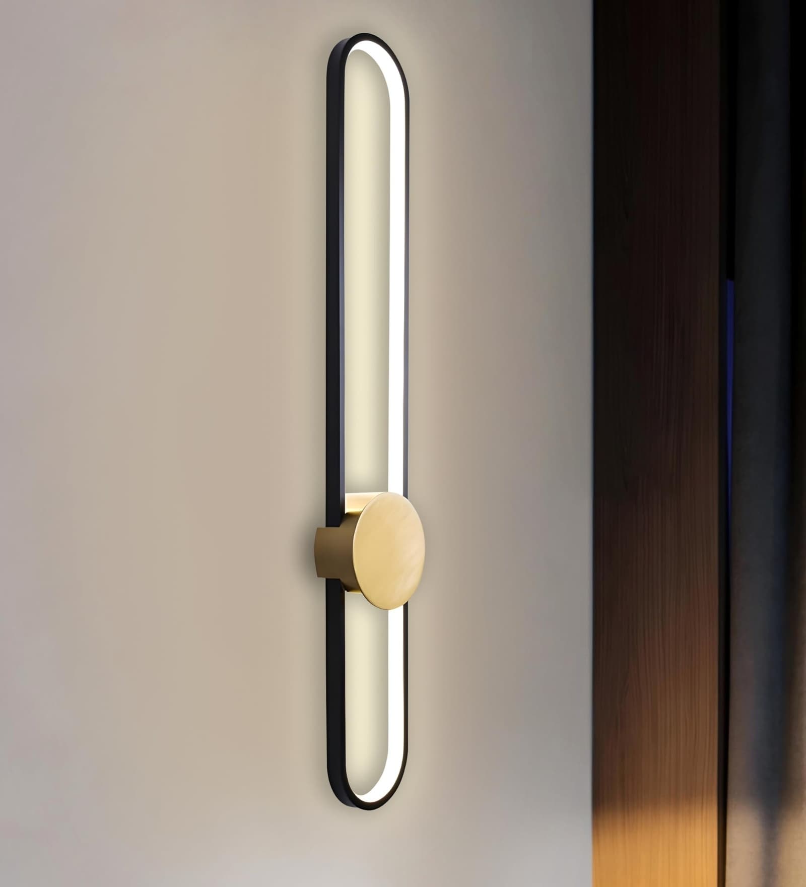 Bryan 30W Modern LED Wall Lamp | 3 Light Modes (Warm/Natural/Cool White) | Metal Decorative Wall Mount Light for Bedroom, Living Room & Home D cor | Stylish Design | 1Year Warranty