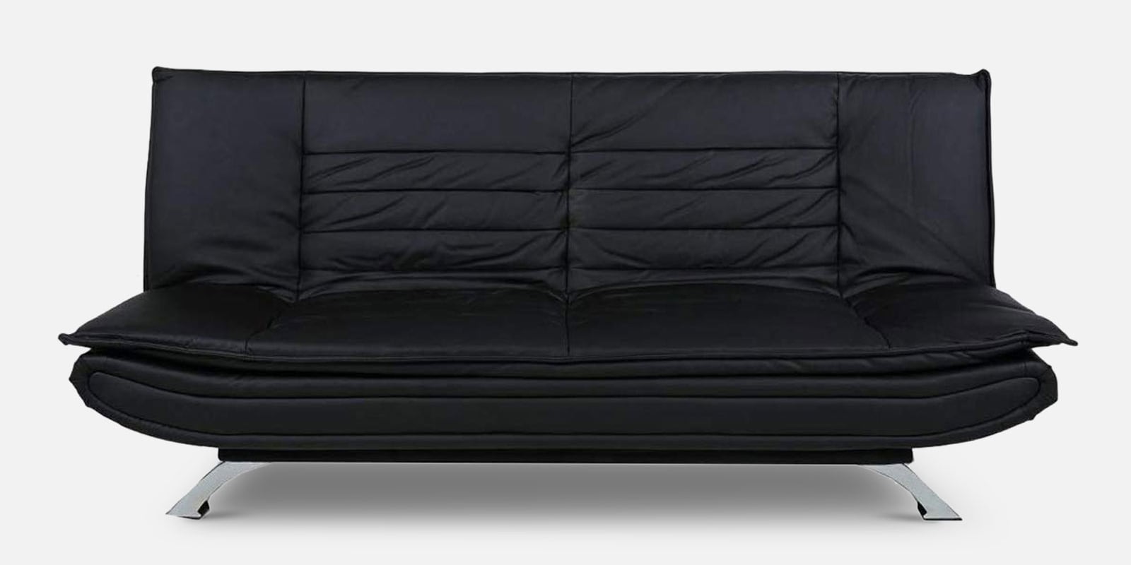 Buy Briyo 3 Seater Convertible Sofa Cum Bed In Black Colour At 43% OFF ...