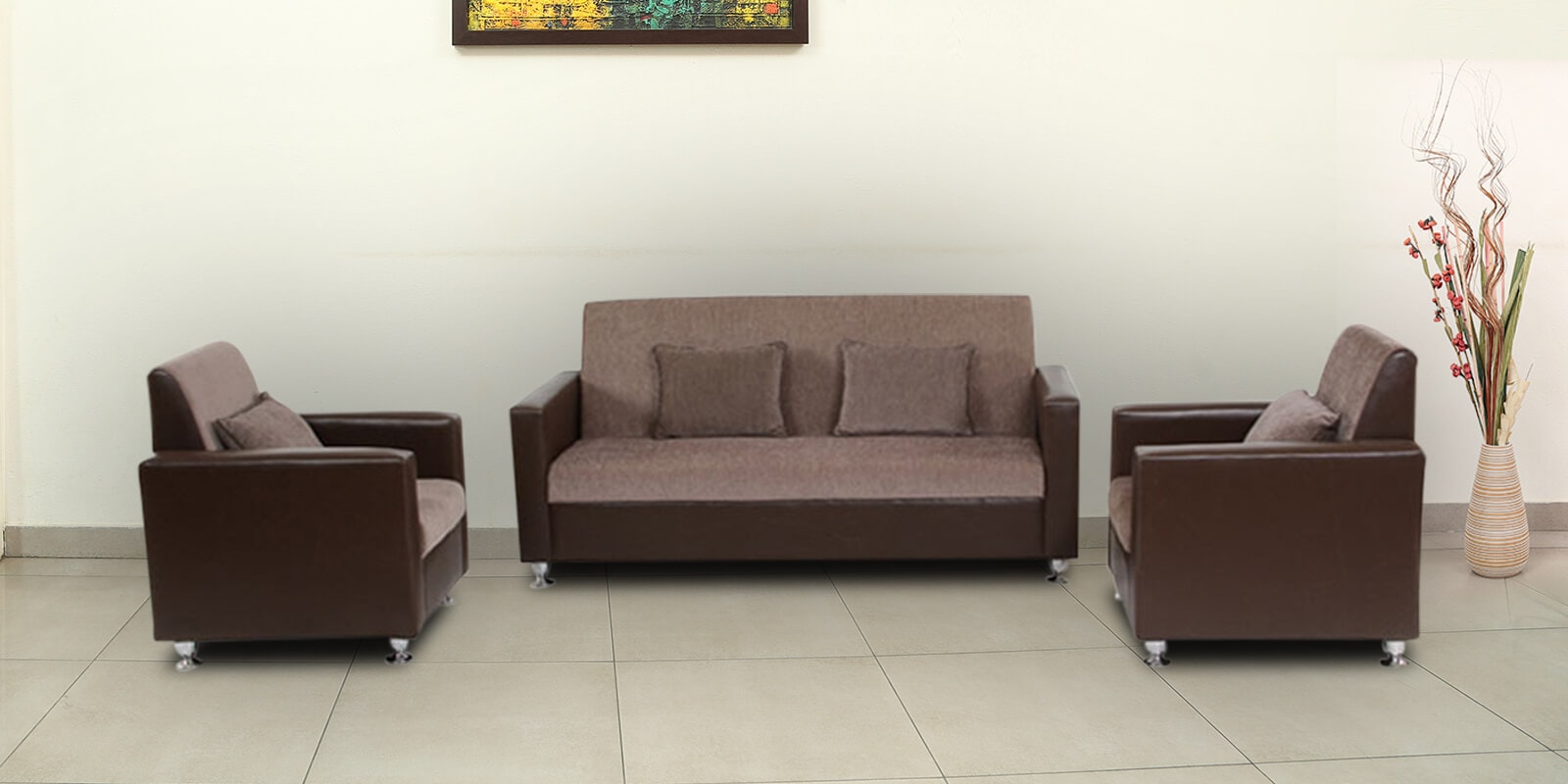 BrownTulip Sofa Set (3 + 1 + 1) Seater