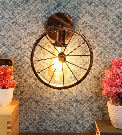 Triune Metal Novelty Wall Light (Copper Finish)