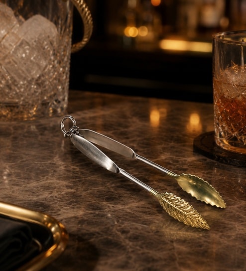 Brass Leaf Tong