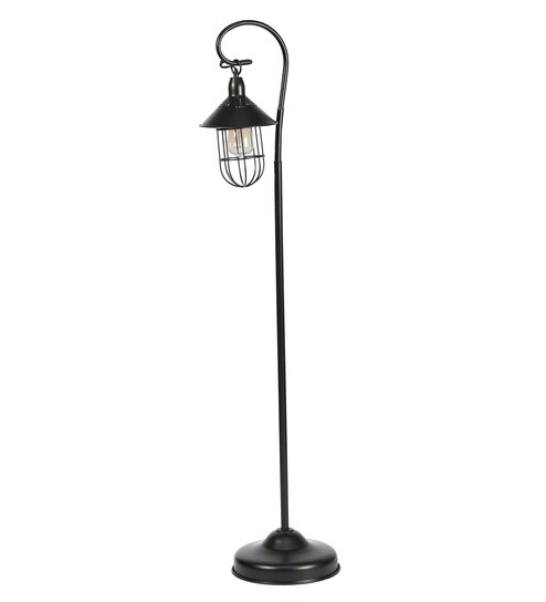 Buy Brazos Black Metal Shade Floor Lamp With Metal Base By