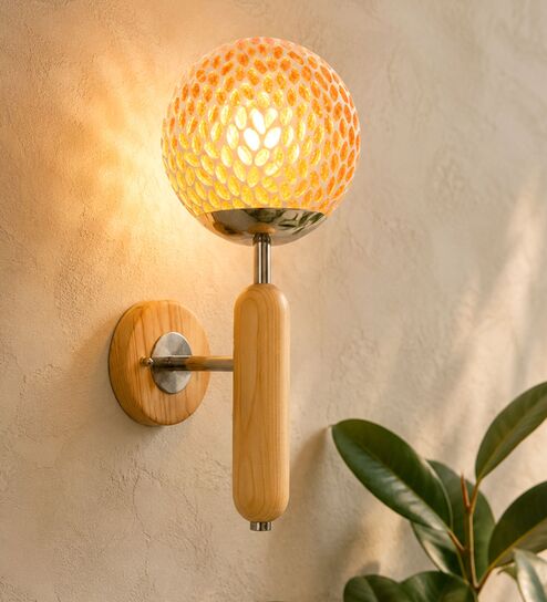 Brescia Natural Wood Wall Sconces