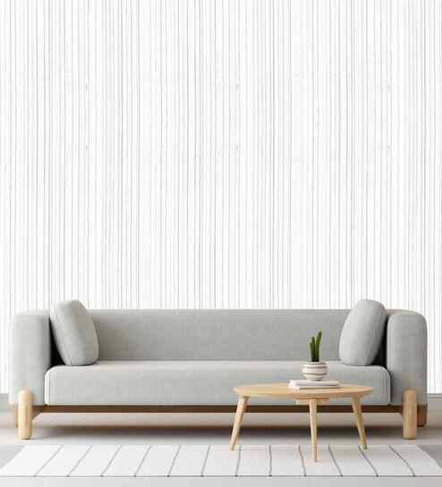 Bright White Design Subtle Elegance Modern Style Wallpaper
