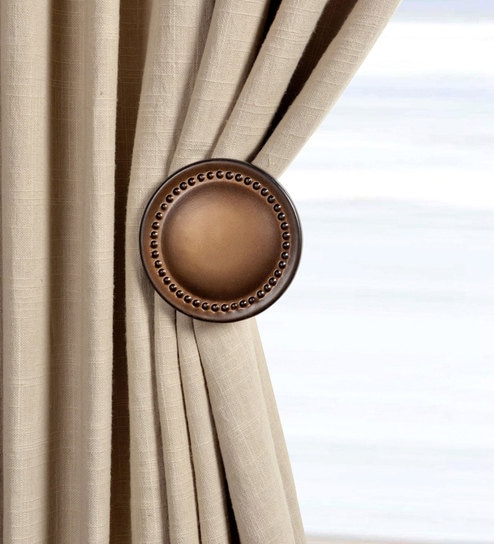 Bronze 4 Pc Iron Tie Back Hook Set