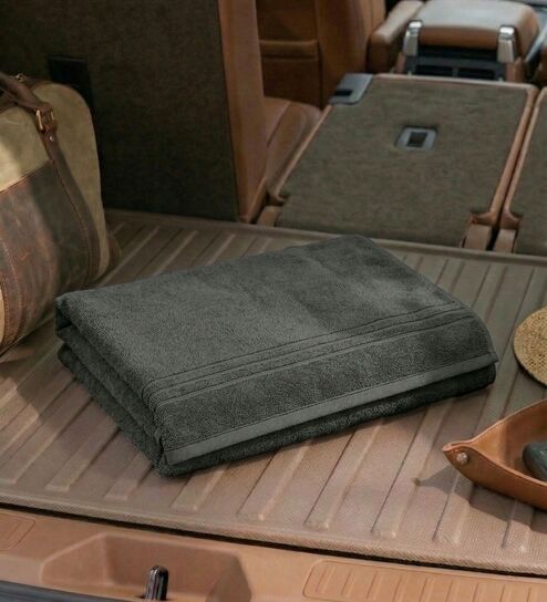 Brown 100% Cotton 340 Gsm Car Towel