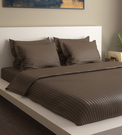 brown bedding