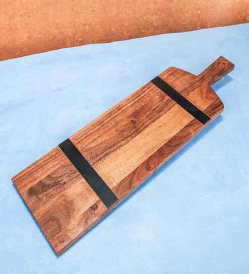 Brown Acacia Wood Chopping Board