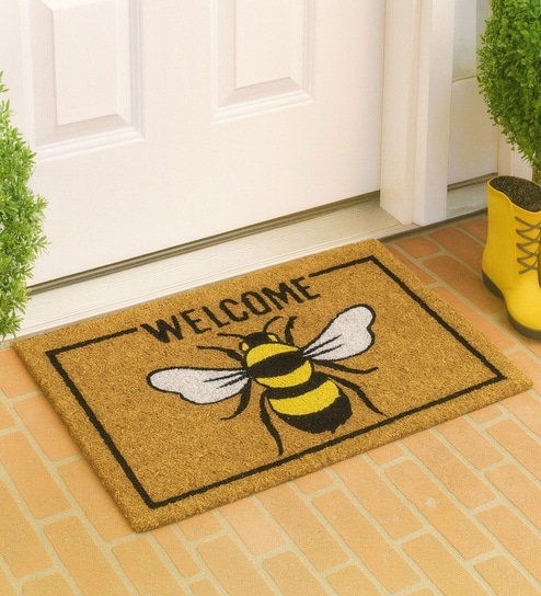 Brown Coir 27x17 Inches Anti Skid Door Mat-image-35