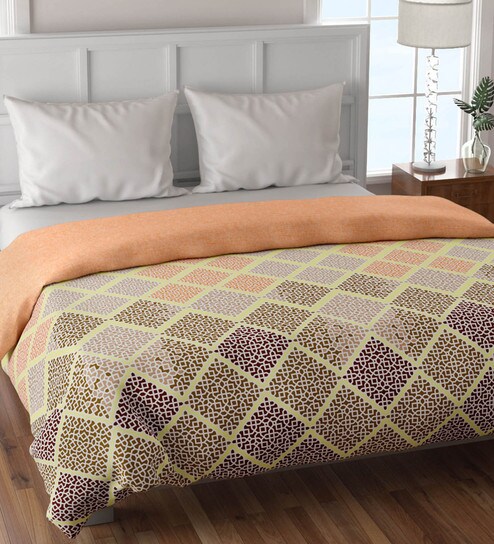 Buy Cotton Double Bed Ac Comforter By Spaces Online Geometric