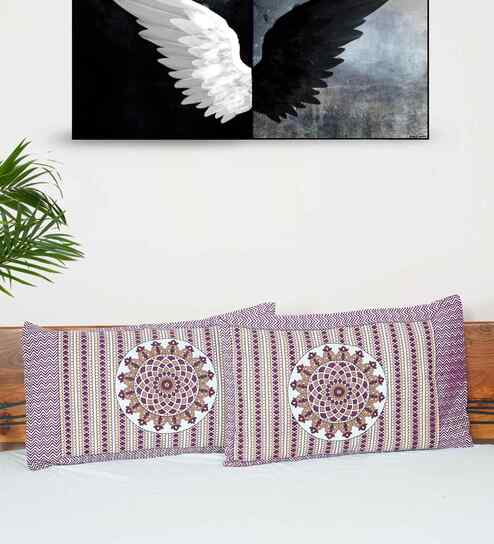 Brown Cotton Premium Quality 210 TC (18*28 Inches) Pillow Covers Set