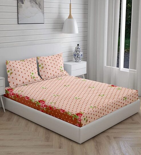 Size: Double Cotton Trident Comfort Living Bed Sheet, For Home at