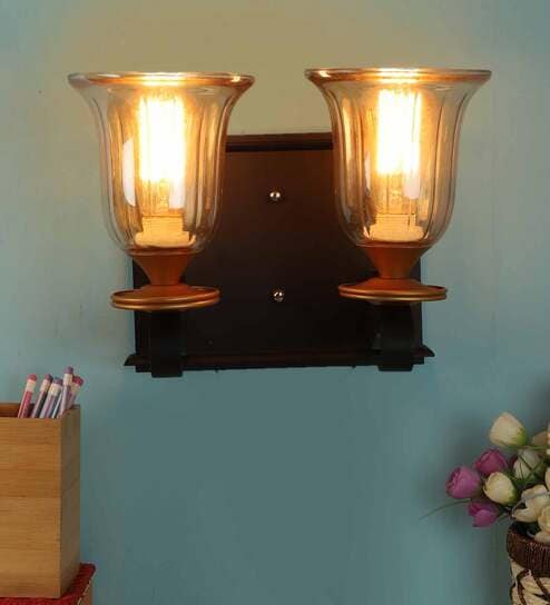Brown Iron Wall Lights