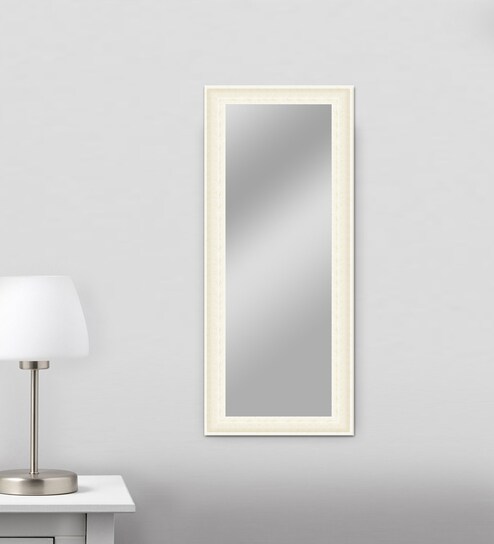 Buy Brown Mdf Vertical Wall Decorative Mirror By Elegant Arts