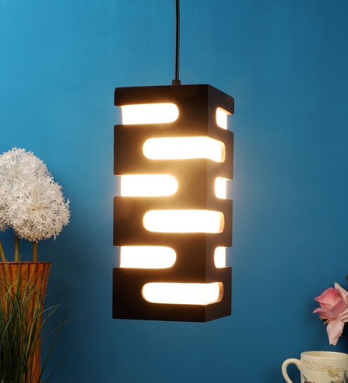 Durham Brown Metal Hanging Light