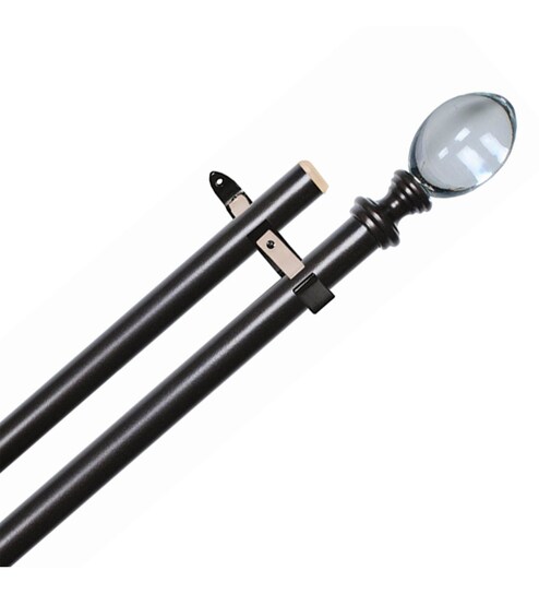 Buy Brown Oil Rubbed Colour Curtain Rods By Deco Window Online
