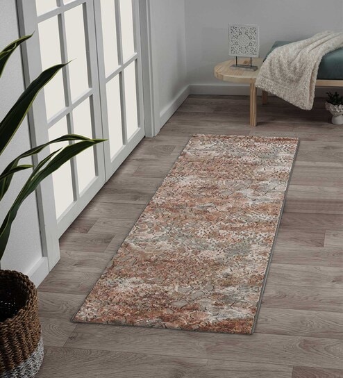 Brown Persian 2x7 Feet Machine Made Runner