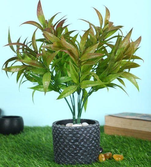 Brown PVC Artificial Plant Without Pot