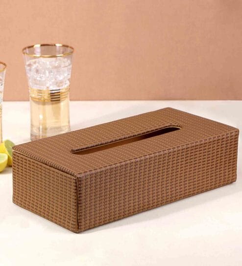 Brown Resin Tissue Holder