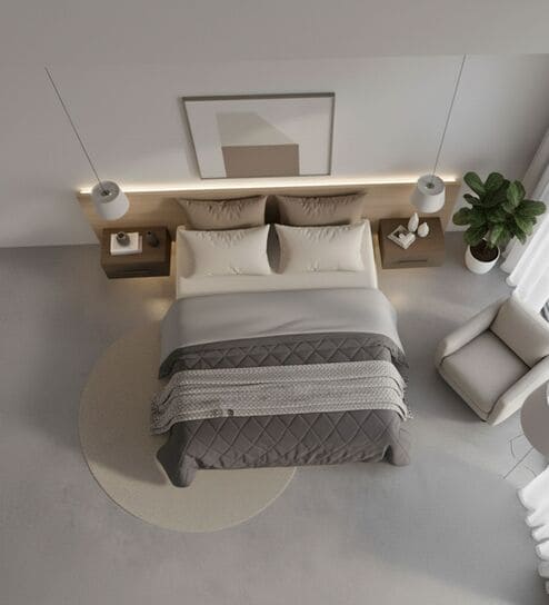 Brown Soft Fluffy Micro Solid Plain Heavy Winter Double 150GSM Reversible Comforter