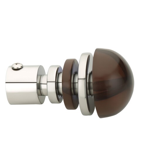 Buy Brown Zinc Stainless Steel Curtain Brackets With Support