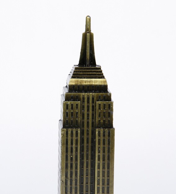 Buy Bronze Iron Ny Souvenir Empire State Building Showpiece By Zahab Online Monuments Decor Table Decor Home Decor Pepperfry Product