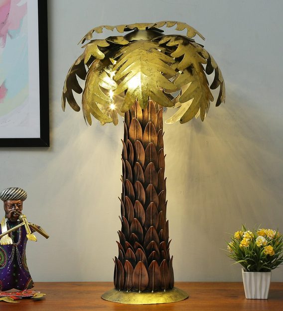 Buy Brown Coconut Tree Led Vintage Wall Decor By Decocraft Online Abstract Vintage Decor Vintage Decor Home Decor Pepperfry Product