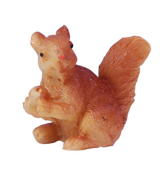Buy Brown Resin Squirrels Artificial Bird & Animal Set of 4 by