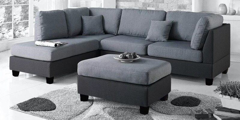 grey 6 seater sofa