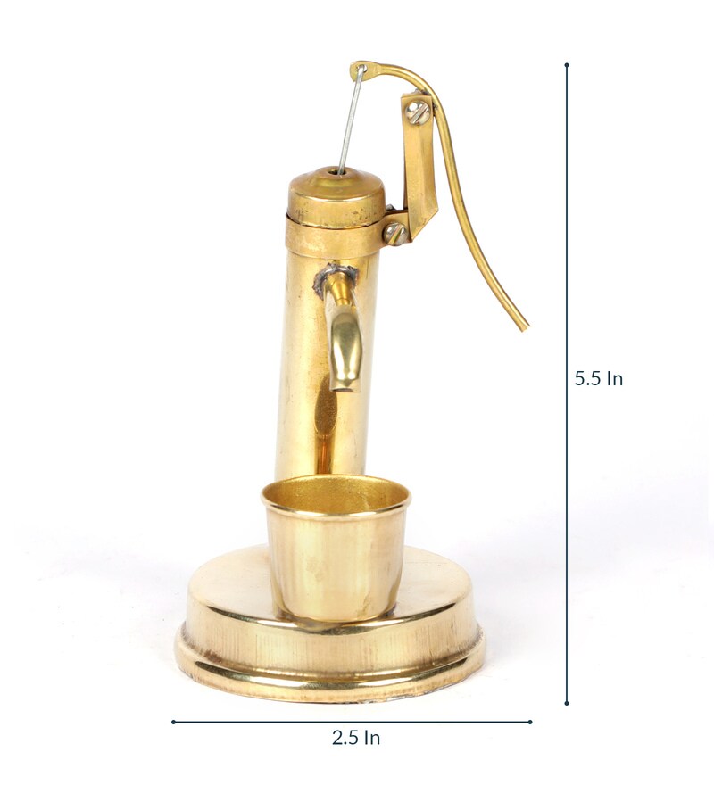 Buy Brass Hand Pump by Exim Decor Online Vintage Decor Vintage