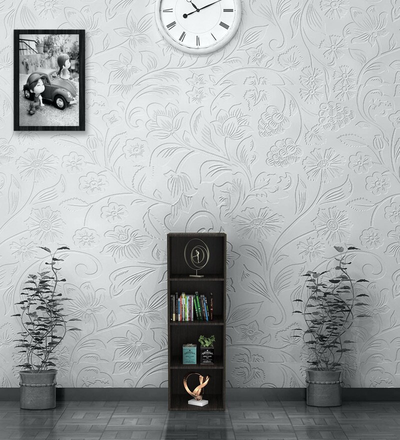Buy Bristol Book Shelf in Walnut Finish by Forzza Online Modern Book